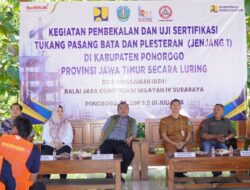 Tingkatkan Kompetensi Pekerja Konstruksi, Balai Jasa Konstruksi Wilayah IV Gelar Sertifikasi Pertukangan